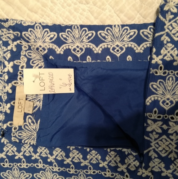 Loft Embroidered Eyelet Skirt - Picture 5 of 7